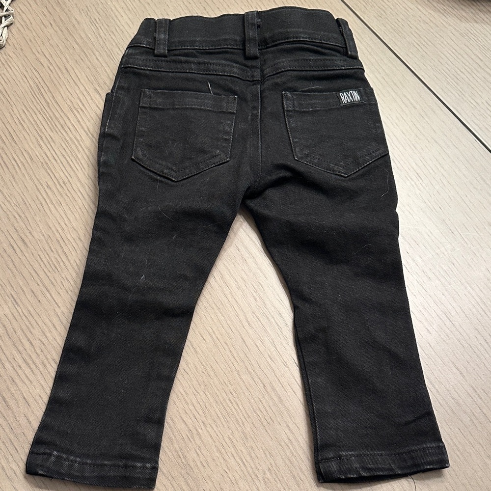 Stylish Black Kids Jeans by Raxtin
